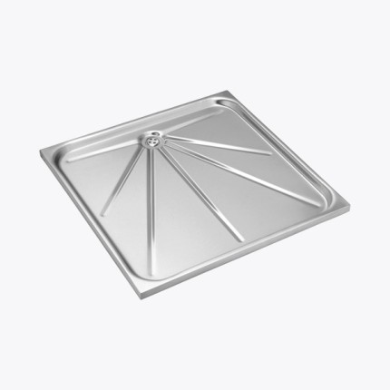 Receveur inox de douche