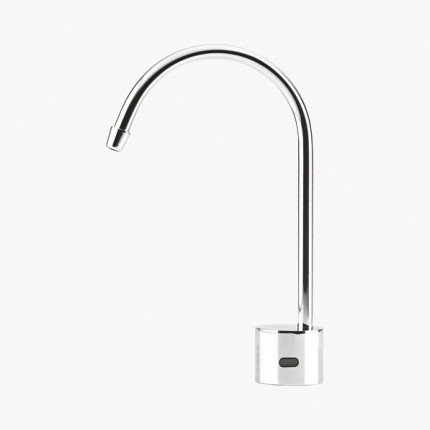 Touch-free fountain faucets