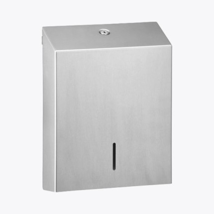 Stainless steel paper towel dispensers