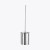 Stainless steel toilet brush holder