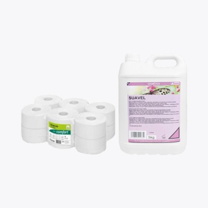 Consumibles de papel, jabón y perfume