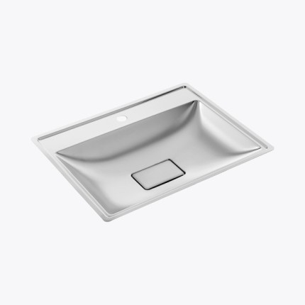 Stainless steel vanity bowl