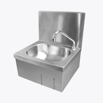 Lavabo higiénico de acero inoxidable