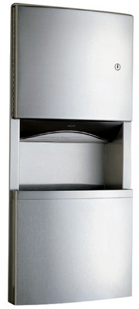 Recessed stainless steel units