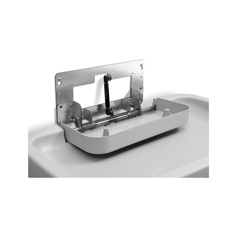 Table à langer horizontale murale pliable chassis acier