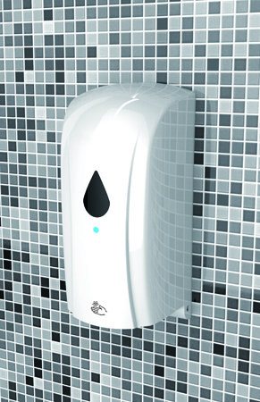 Dispensador automático de desinfectante de manos o asiento de inodoro en aerosol distributeur-automatique-desinfectant-mains-wc-spray