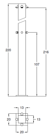 dimensions-douche-inox-ID-224