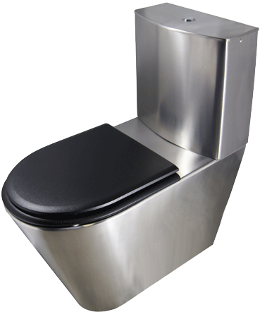 WC handicapé inox ULTIMA avec réservoir WC handicapé inox réservoir ULTIMA