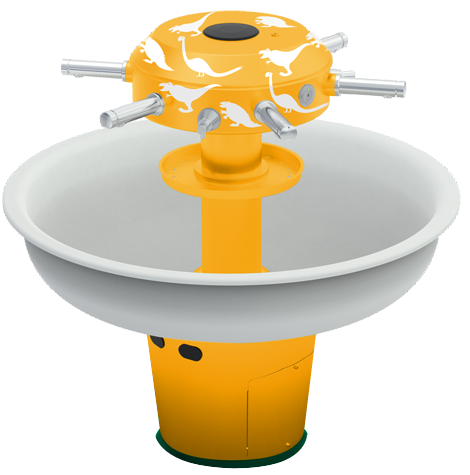 Lavabo circulaire maternelle Dinosaures