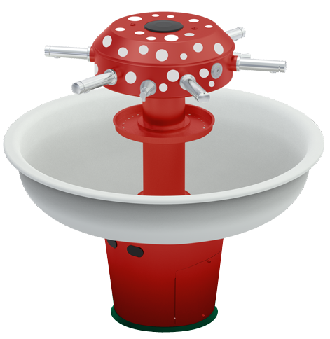 Lavabo fontaine école maternelle Champignon