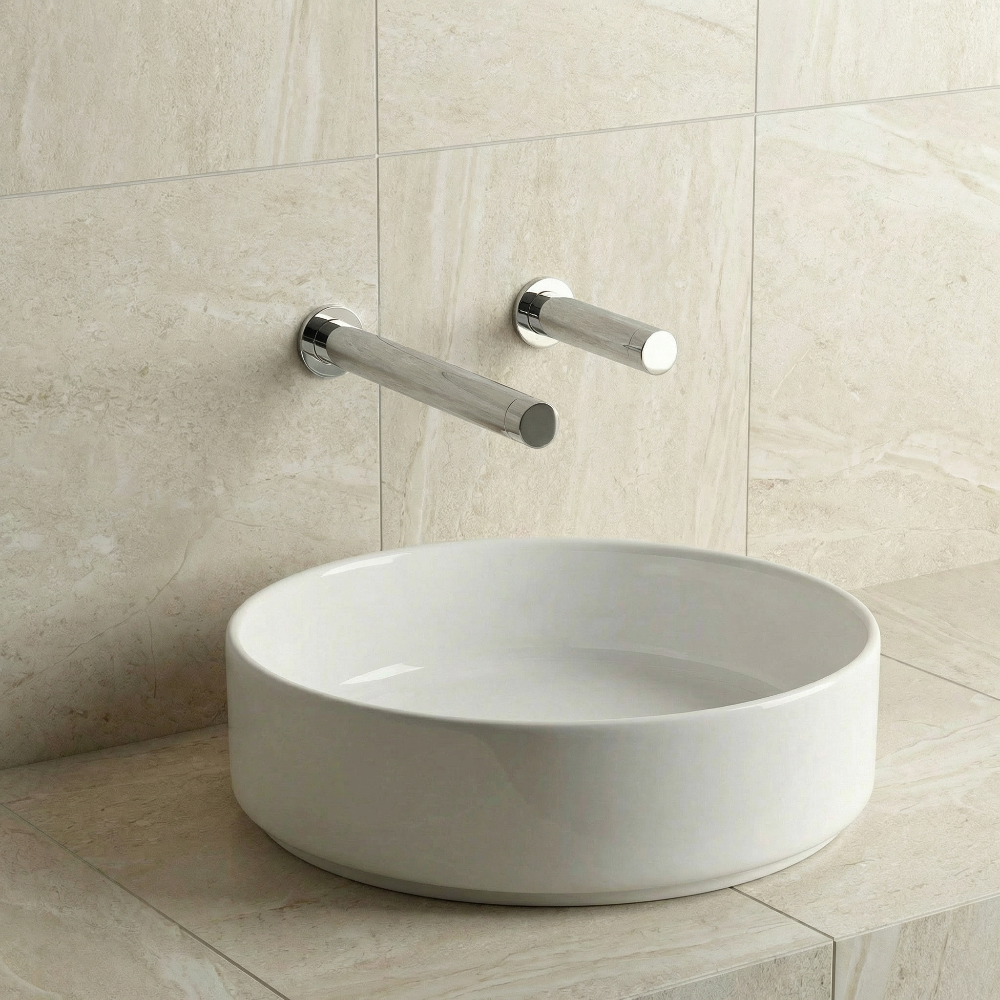 Robinetterie automatique eau AKWALINE et savon RONDEO