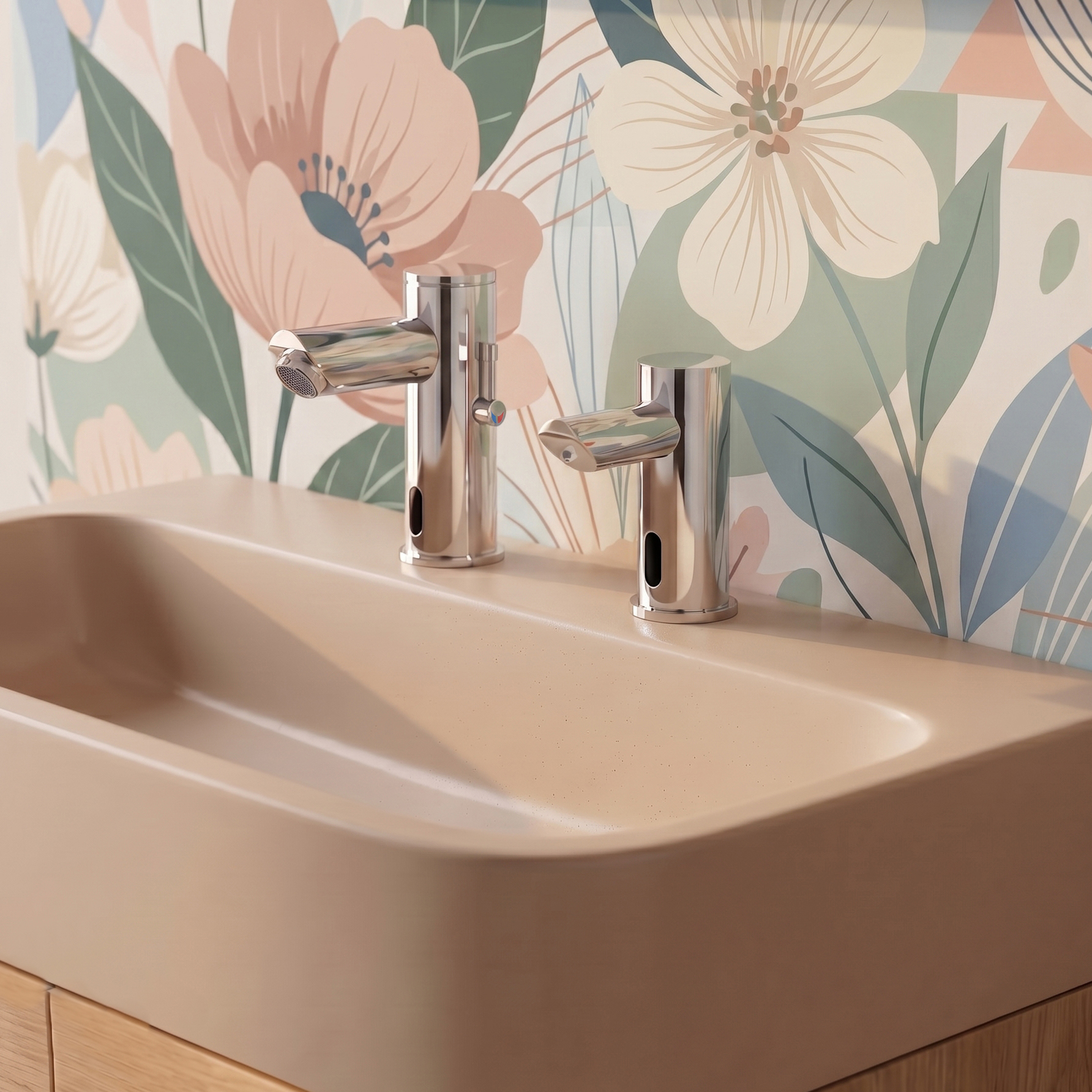 Automatic faucet SMART water and soap