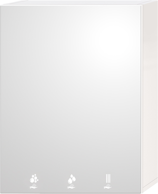 Module miroir FLO pictogrammes leds blanches sans texte