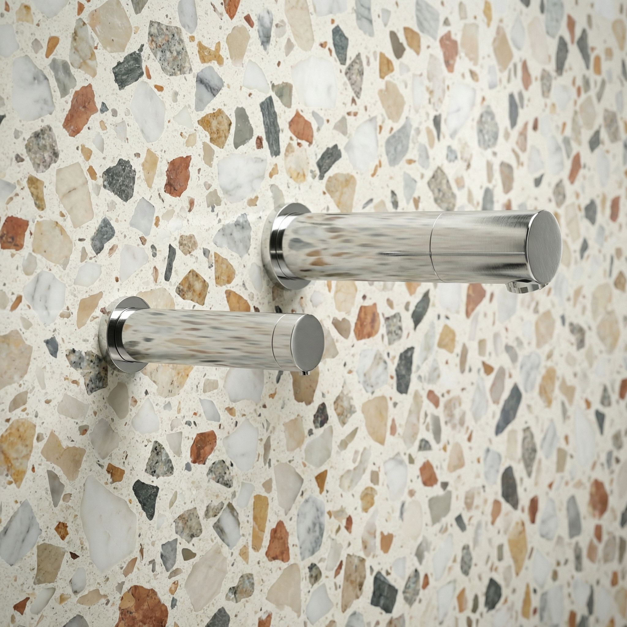 RONDEO wall-mounted water and soap faucets
