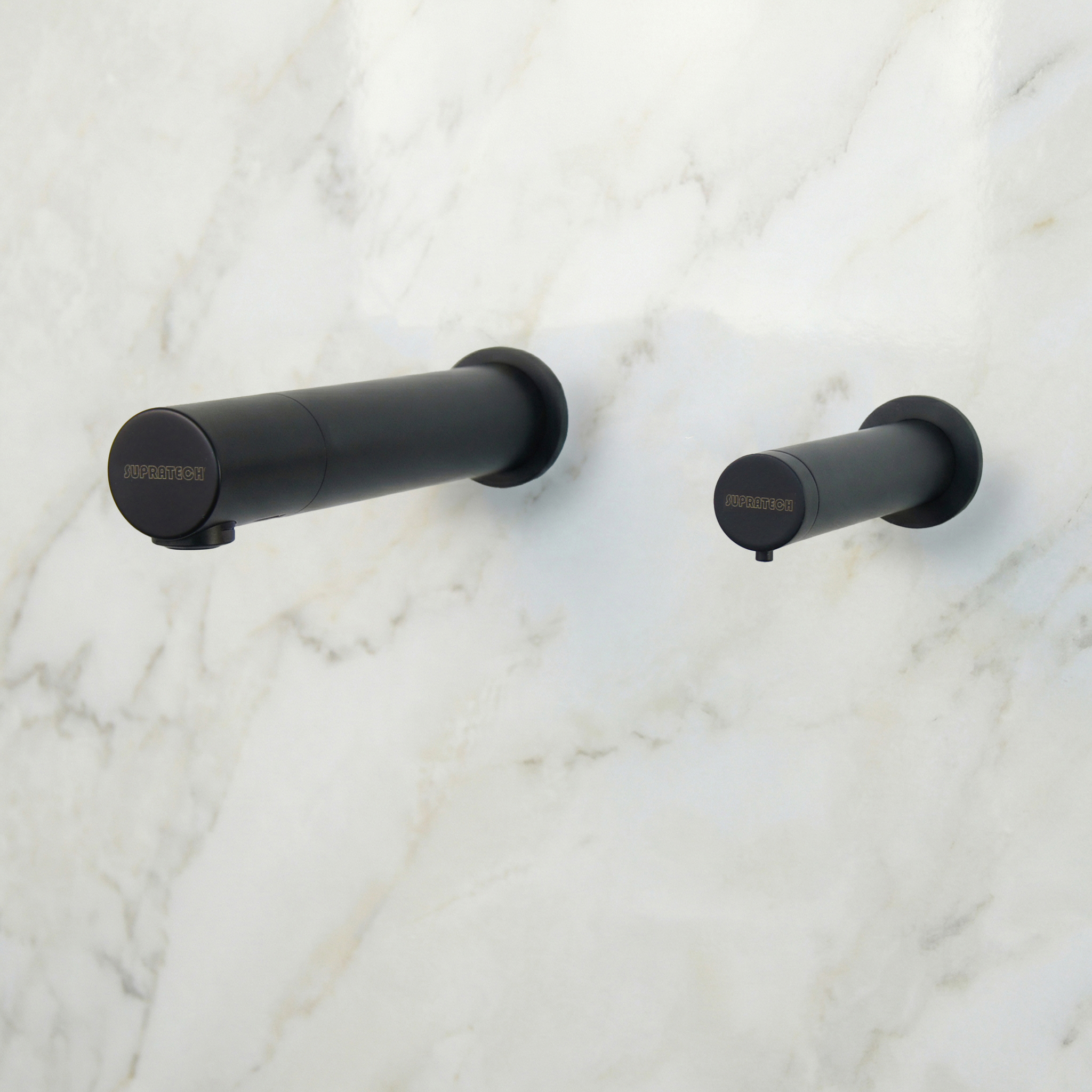 RONDEO designer wall-mounted automatic soap dispenser matte black