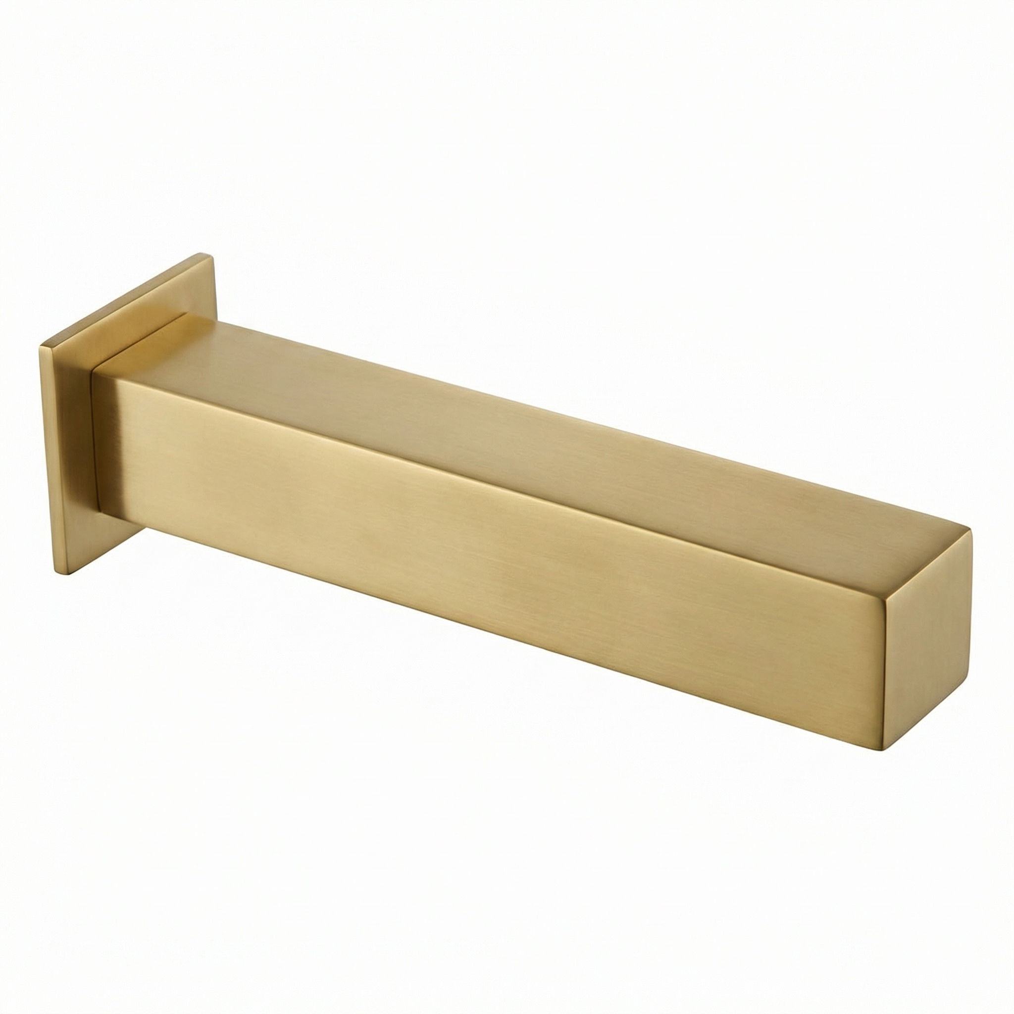 CARREO automatic wall-mounted tap matte gold PVD finish