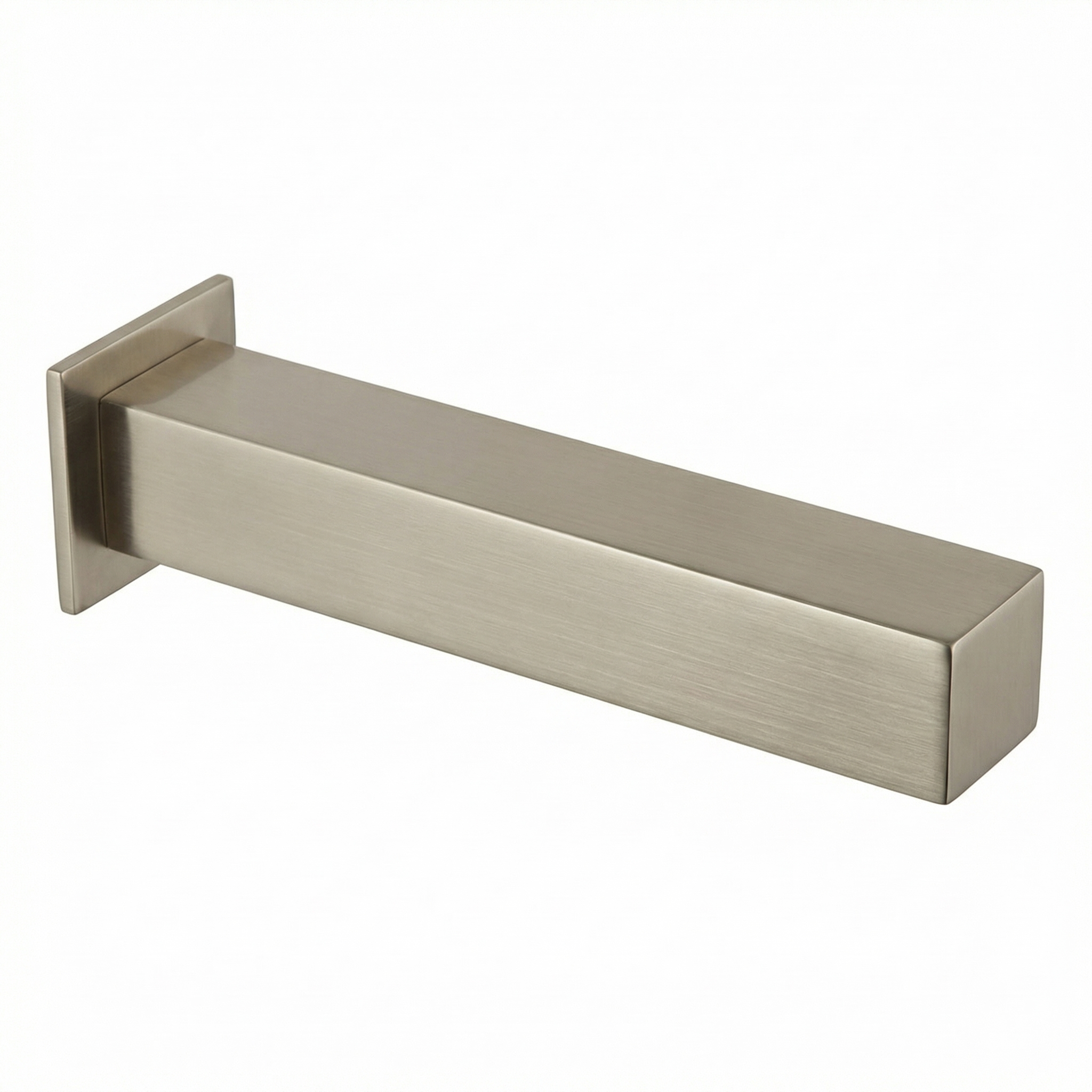 CARREO automatic wall-mounted tap brushed nickel PVD finish