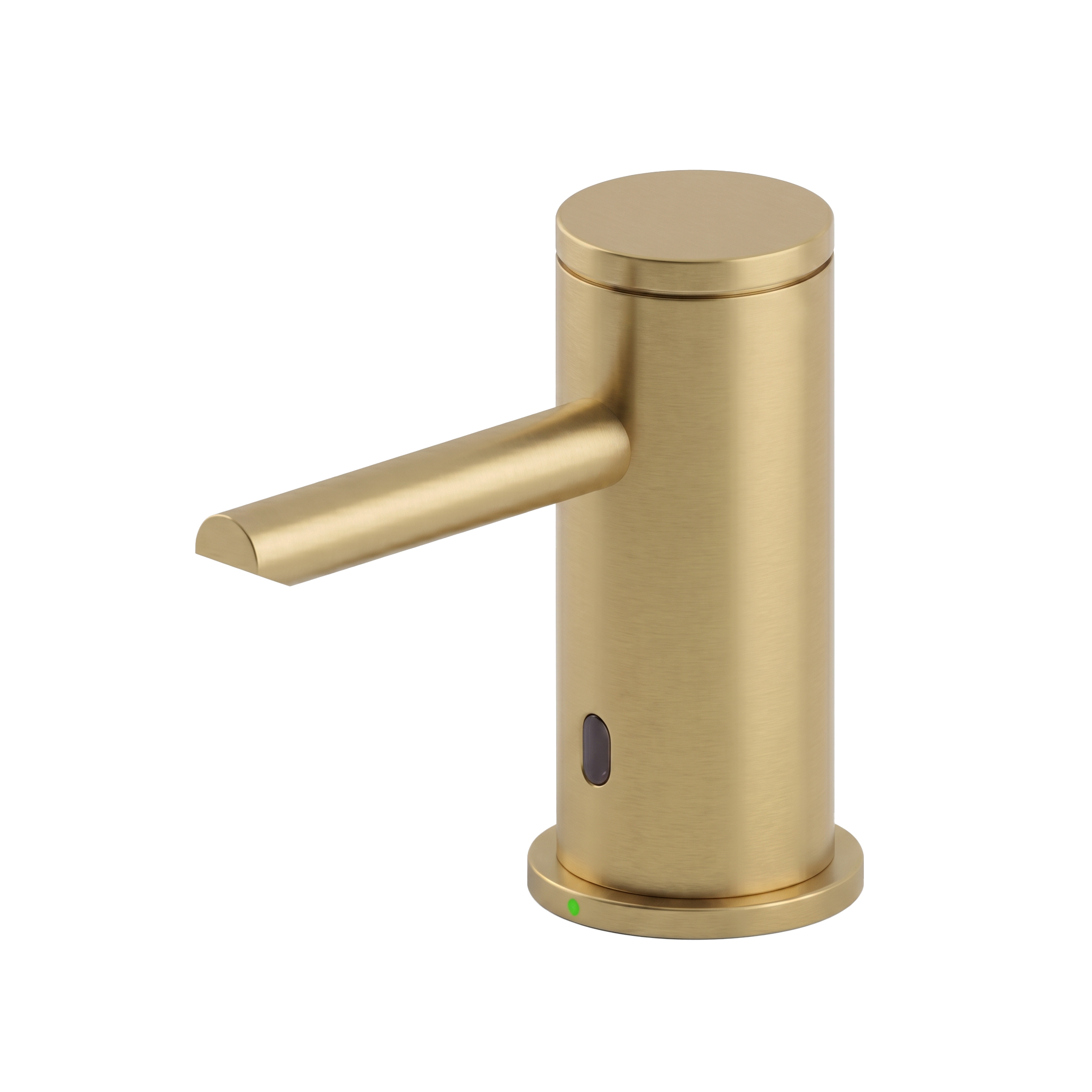 Distributeur automatique de savon sur lavabo TRIMEO PVD Doré mat