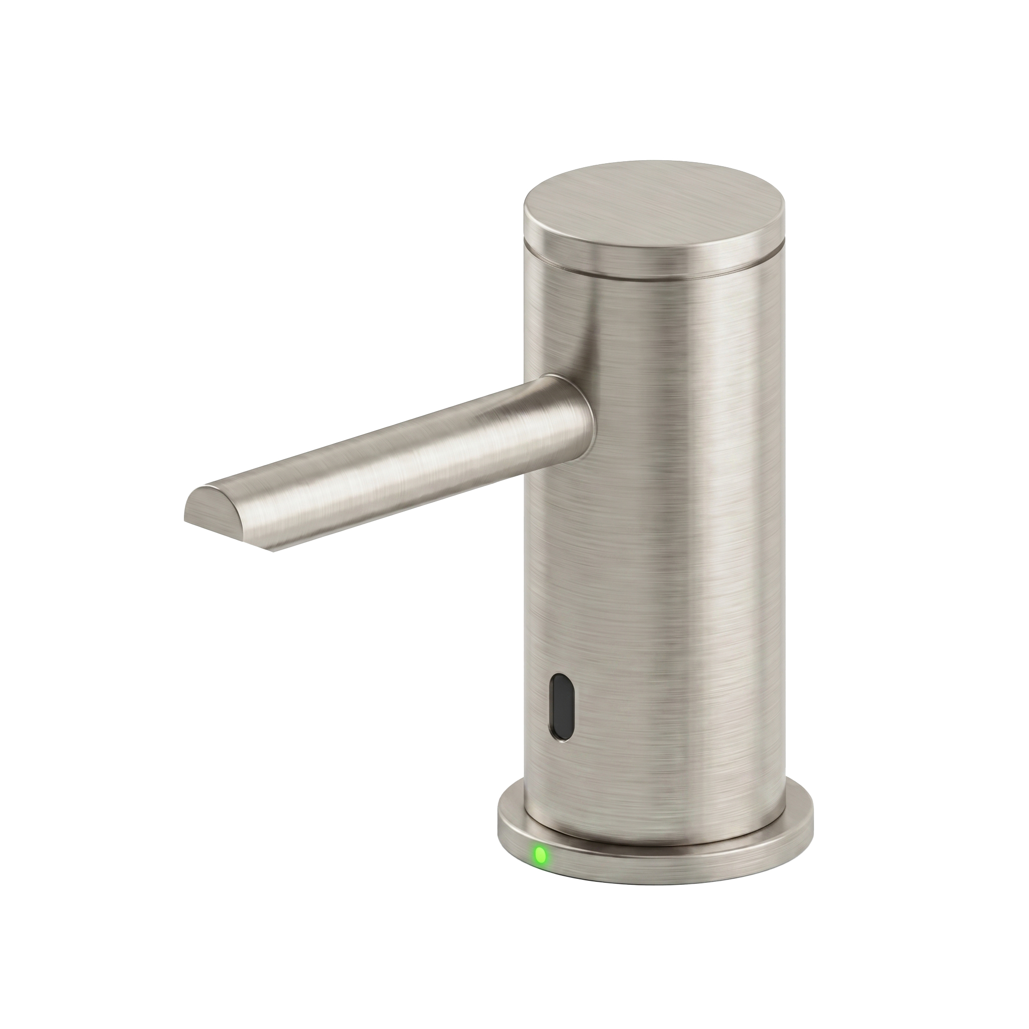 Distributeur automatique de savon sur lavabo TRIMEO PVD Nickel brossé