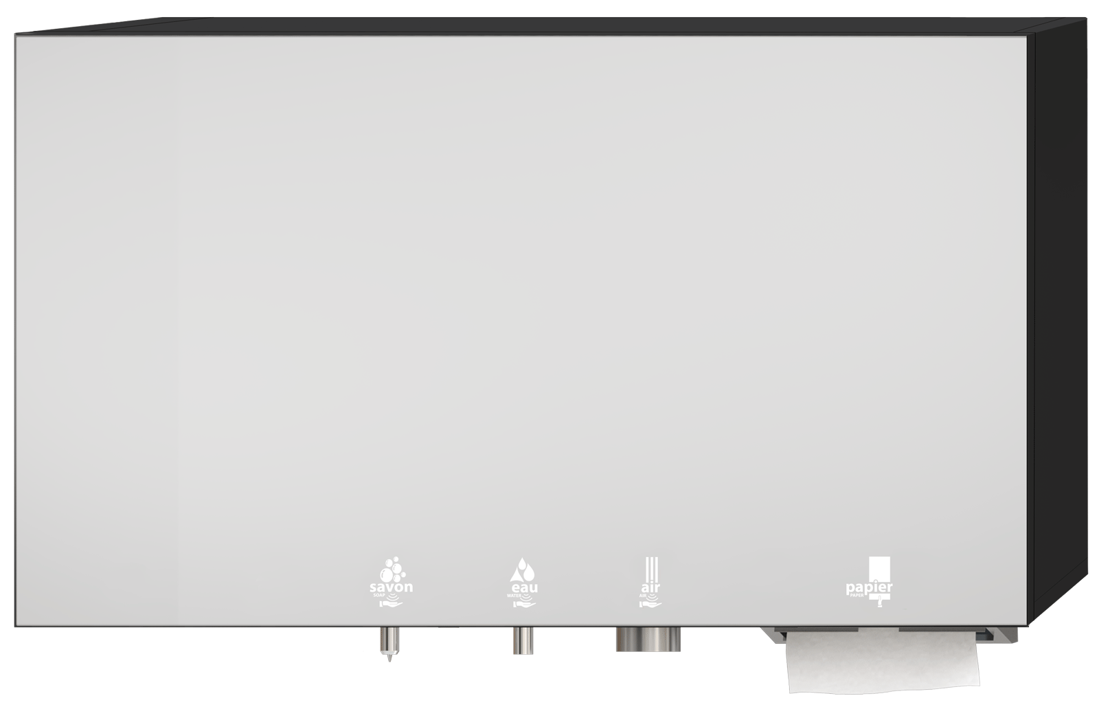 Module miroir HYFLO 5 en 1 pictogrammes leds blanches sans texte