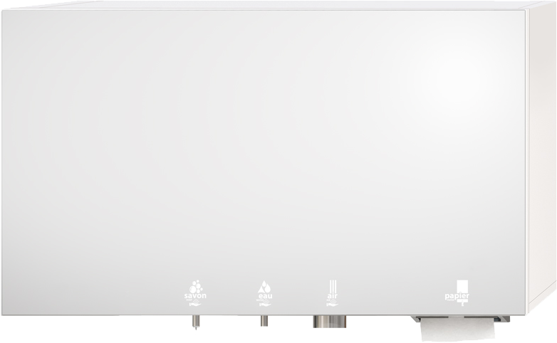 Module miroir HYFLO 5 en 1 pictogrammes leds blanches