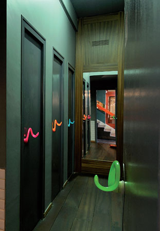 Poignée ergonomique Poignée porte couleur anti-contamination