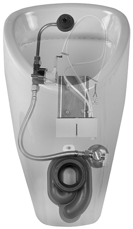 Urinoir automatique céramique sur secteur