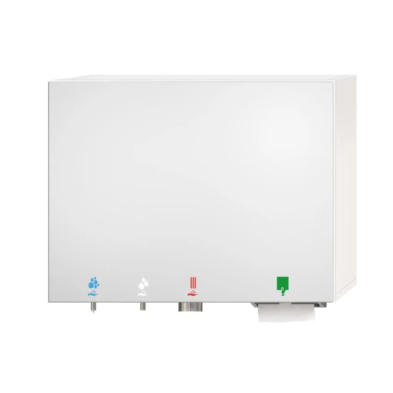 HYFLO 5 in 1 mirror - soap - water - air - paper cabinet HYFLO 5 in 1 mirror - soap - water - air - paper cabinet