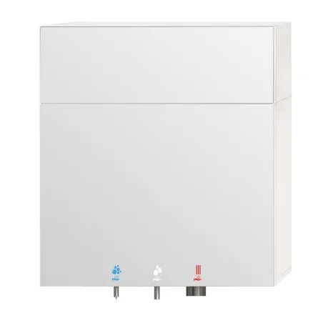 TL-MH-900 upper mirrored cabinet on a HYFLO 4-in-1 soap-water-air unit, total height 1000 mm