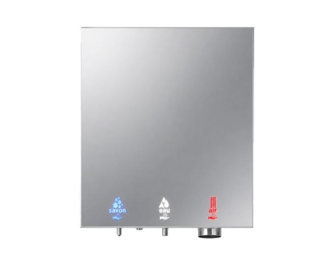 Module miroir multifonction HYFLO 4en1 miroir, savon, eau, air