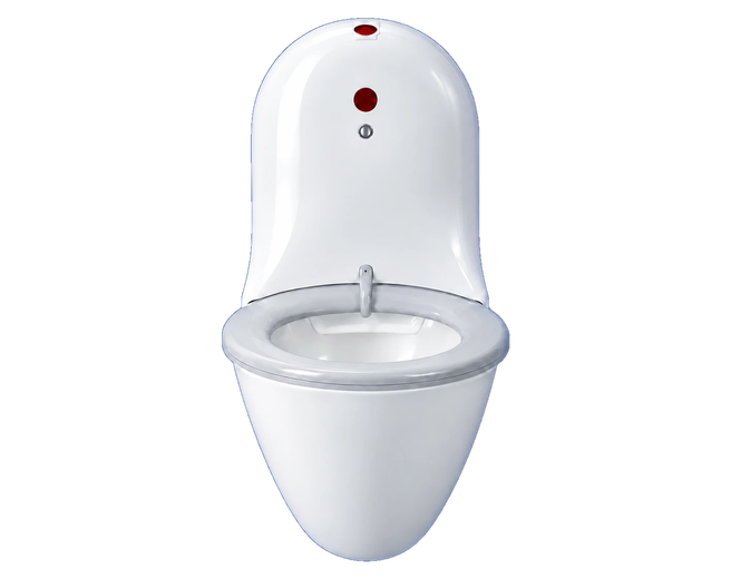 WC suspendu autonettoyant HYGISEAT sans bride, blanc