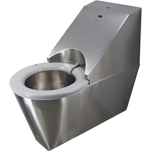 WC SUSPENDU HYGISEAT INOX version rallongée pour P.M.R.